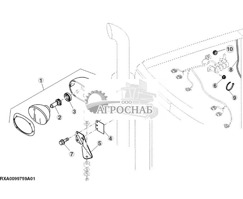 Навесное оборудование, освещение для погрузчика - ST395373 495.jpg